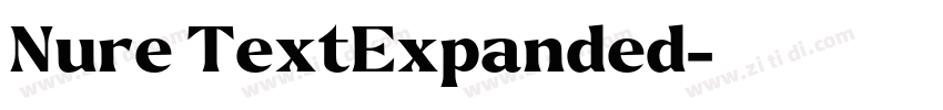 Nure TextExpanded字体转换 Nure TextExpanded字体转换